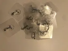 Colgadores de pared de puerta autoadhesivos transparentes para 20 piezas, ganchos de succión de carga pesada, ventosa de taza para cocina y baño