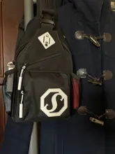 Mochila pequeña con personalidad para mujer, bolsa de hombro doble, moda para adolescentes, novedad