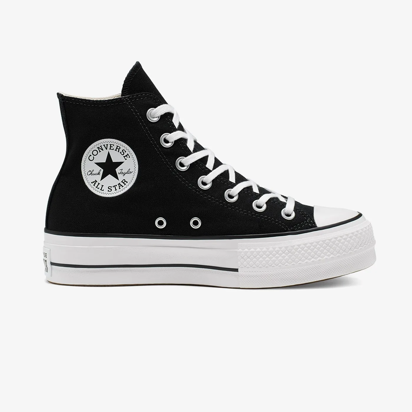 Оригинальные женские черные кроссовки Converse Chuck Taylor All Star Lift Hi на платформе 560845C - 001