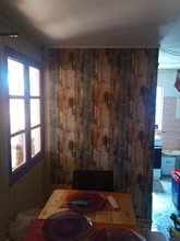 Stick Wallpaper Decal Decorative Removable Roll Wood Vinyl Faux Self-Adhesive Haohome