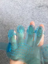Goma de moda-cepillo para baño de Mascota, guante de silicona de Protección Ambiental para masaje de mascotas, guante de aseo para mascotas, suministros para mascotas gatos