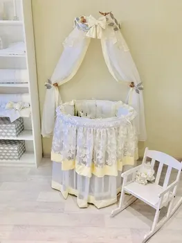 

Комплект в круглую/овальную кроватку "Диана-2" Комплекты в круглую/овальную кроватку