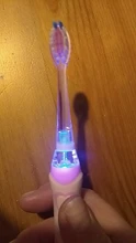 SEAGO-cepillo de dientes eléctrico sónico para niños, 3-12 años, LED, temporizador inteligente, cerdas suaves, 3 cabezales de repuesto