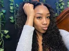 Pelucas de cabello humano brasileño para mujeres negras, 28, 30, 40 pulgadas, barato, con encaje Frontal 13x4, rizado, sin pegamento, Remy