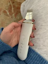 Limpiador Facial ultrasónico para el cuidado de la piel, máquina de limpieza Facial, eliminador de espinillas y acné, pala exfoliante, masajeador Facial