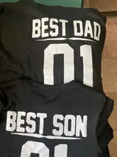 Camisetas para papá e hijo, trajes familiares para padre e hijo, regalo del Día del Padre, aspecto de verano, 1 ud., 01