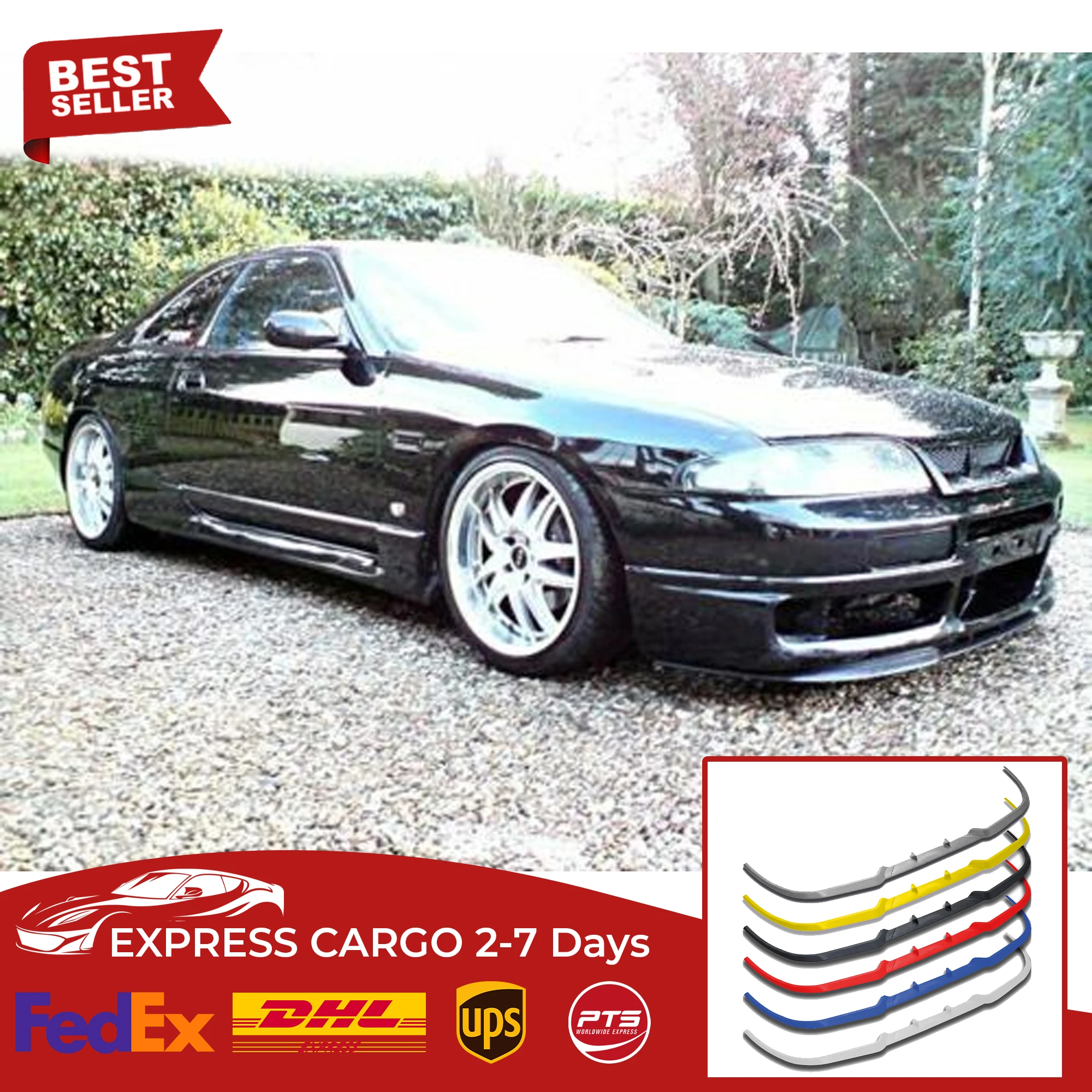 

3 шт., универсальный передний спойлер для Nissan Skyline R32/R33 R34 CUPRA R