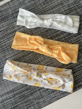 3 unids/lote/rayas/impresión de dibujos animados flor arco elástico diademas turbante para niños pequeños banda pelo bebé niña arcos accesorios para el cabello