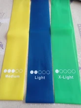 Bandas de goma de resistencia para Yoga, bandas elásticas para Fitness, entrenamiento, Fitness, Pilates, Crossfit, equipo de entrenamiento, 0,3mm-1,1mm