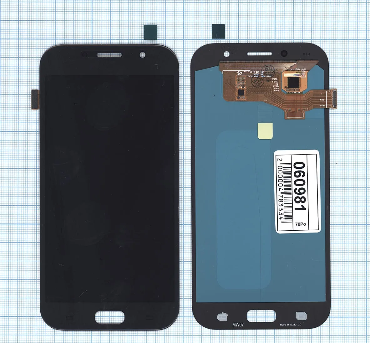 Module (Matrix + touchscreen) for Samsung Galaxy A7 (2017) sm-a720f OLED Black | Мобильные телефоны и аксессуары
