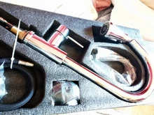 Kitchen Faucet Mixer Tap Sprayer-Head Tap-Stream Brushed Nickel Spout Chrome/black Rozin