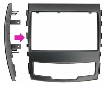 

Frame adapter for Ssang Yong rsy-n04 machine decorative radio head unit detachable panel interior fastener auto mounting