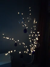 Garlands-Light Peach-Flower Led-String Christmas-Decor Solar-Lamp Garden Outdoor 5m 6V