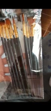 12 Uds forma diferente pincel de pintura con cerdas de nailon pincel gouache acuarela pintura de aceite Pinceles para acrílico arte suministros
