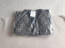 Plaid Coat Pocket-Jackets Cashmere Autumn Winter Long Women Outwear Warm Thickness Casual