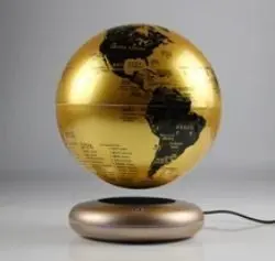 

Levitating globe with illumination D = 20 cm, Gold