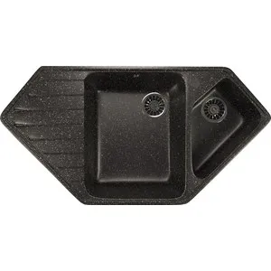 

Kitchen sink mixline ml-gm25 97x50 black 308 (4630030636199)