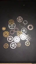 Engranajes y engranajes mecánicos Steampunk de aleación mixta, 20 piezas, 10 colores, tamaño 10-25mm, accesorios de bricolaje, nuevo, envío directo Oct P6659
