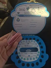 Caja de madera para dientes de bebé, organizador umbilical para los dientes de la leche en inglés/español/portugués, caja de recuerdo para niños y niñas