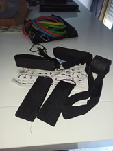 17 unids/set de Bandas Elásticas de resistencia, gimnasio puerta ancla correas resistir Kit de banda de ejercicio de Yoga banda expansor de Fitness lazo tubo tira