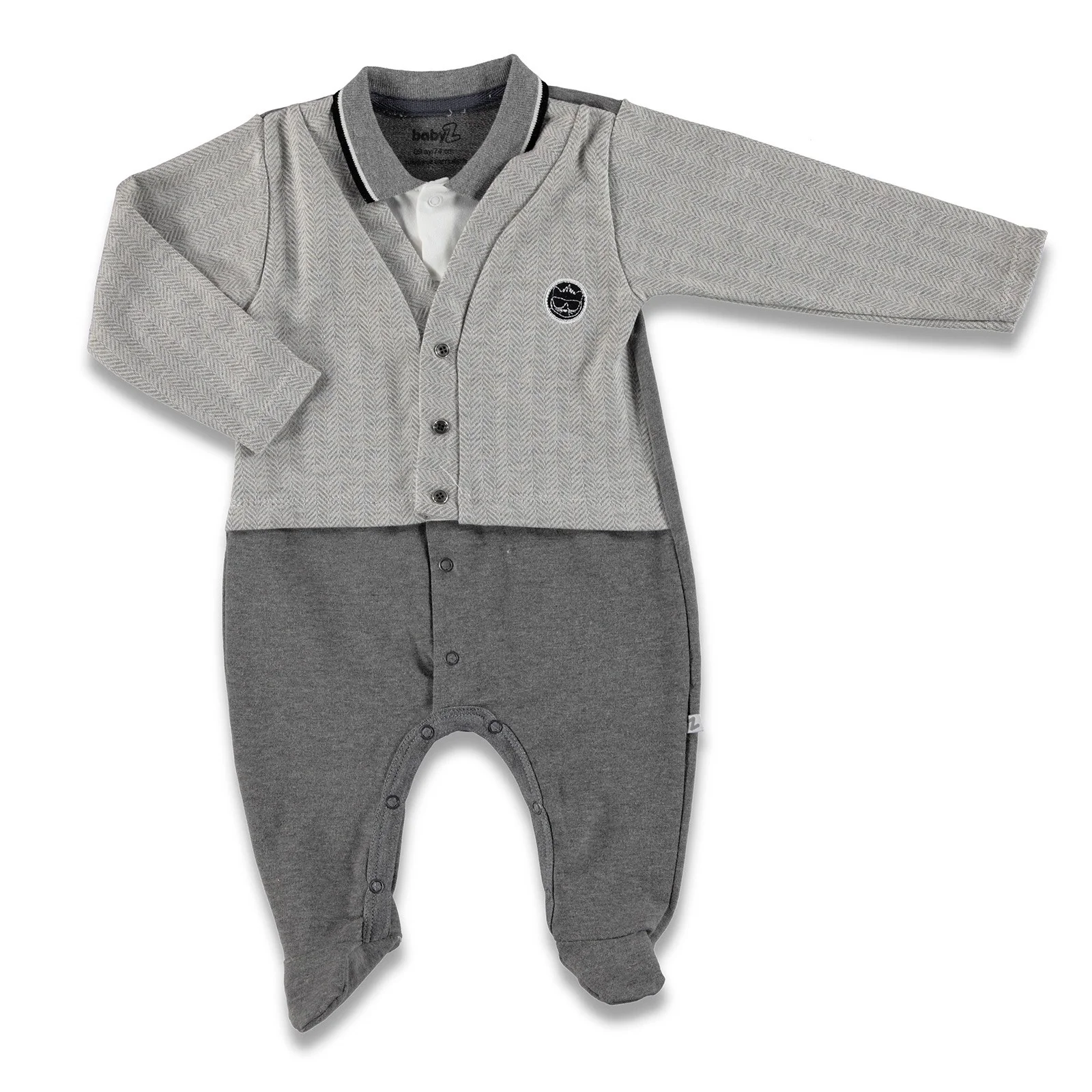 Ebebek BabyZ вязаный кардиган с воротником и пуговицами| |