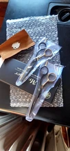 Tijeras profesionales para peluquería, originales de Japón, juego de 2 tijeras para corte de cabello de 5.5 y 6.0 pulgadas