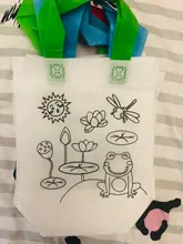 6Pcs Antistress Puzzles Educational Toy for Children DIY Eco-friendly Graffiti Bag Kindergarten