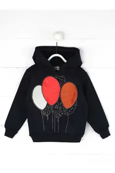 

Dark Navy Blue Seasonal Girl Child Sweatshirt