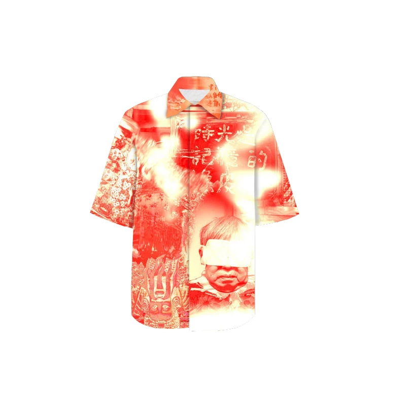 Красная рубашка с таблетками для AliExpress OC-RPS-MC | Мужская одежда