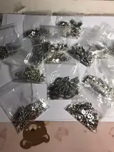 100pcs Charms Jewelry Pendants-Making Tibetan Bronze Diy Handmade Plated Silver-Color