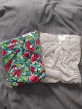 Sigzagor-pañal de tela reutilizable con bolsillo para bebé, ajustable, lavable, mcropolar interno, 3kg-15kg, 8lbs-36lbs