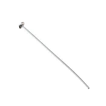 

Needle skewer 925 Sterling silver m bumper flat 40mm. 0.6mm dia. [AC1470]