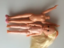 Skin-Dolls Naked Sleep-Eyes 28cm Body Baby Childrens for Without Makeup-Head-Element