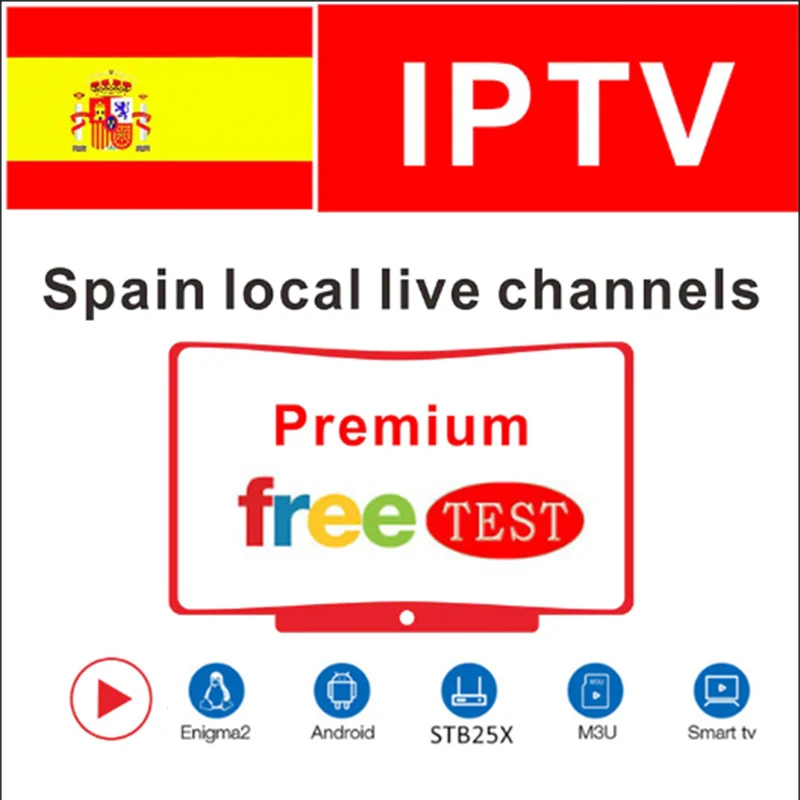 

IPTV Spain 1 Year Live Channels DAZN Movistars M3u IPTV Subscription Via IPTV SMARTERS Smart Iptv For TV Box Android Smartphone