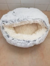 Cat-Bed Cats Nest Puppy-Sleeping-Bag Dogs Plush Soft Round Small Warm Winter New Long