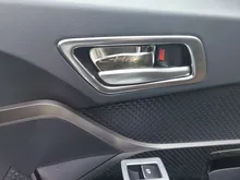 Manija de puerta interior de coche de acero inoxidable 4 uds, pegatina decorativa para Toyota CHR, accesorios de C-HR, estilo de coche