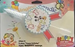 

Blue Mickey Mouse Luminous and Musical Candles