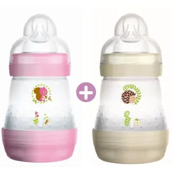 

MAM BIB A-C 160 ml ROSE + WHITE X2