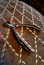 MR.GREEN-cortauñas superafilada de acero inoxidable, alta calidad, para cutículas, uñas postizas, pedicura