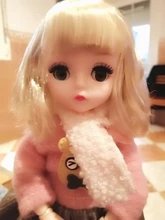Muñeca BJD de 12 pulgadas con 22 articulaciones móviles, 30cm, Ojos de cerca, muñecas parpadeantes con ropa de moda, falda, vaqueros, juguetes para niñas, regalo