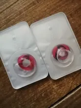 Lentes de contacto Sharingan para Cosplay, Lentes rojas de colores para ojos, Uchiha Sasuke, Hatake, Kakashi