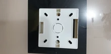 Junction-Box Socket Switch Outfit External Baking 86-Type Flame-Retardant Black Pvc/abs
