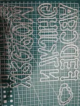 Cutting-Dies Die-Cuts Album Decorative-Crafts Diy Scrapbooking Embossing Metal 26-Letters