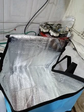 Bolsa de refrigerador térmico aislado para almuerzo, almacenamiento grande y cuadrado de bebidas frías, bolsas de aluminio para comida y café, 4 personas