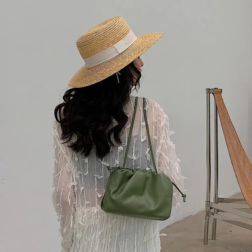  Cloud-wrapped Soft Leather Madame Small Bag Single Shoulder Slant Dumpling Bag Handbag Day Clutches - 4000079700812