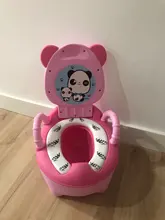 Orinal de plástico suave para bebé, orinal infantil de entrenamiento, asiento de entrenamiento, silla de inodoro