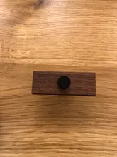 Hangers Hooks Wall-Clothes Bathroom Kitchen Hallway Indoor Walnut Row