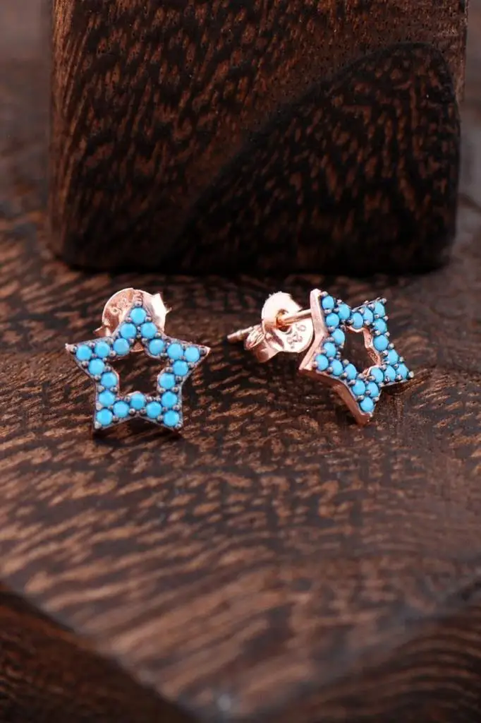 

Женские серьги из серебра 2336 пробы, с розой