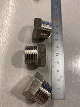 1/8 1/4 3/8 1/2 3/4 1 1-1/4 1-1/2 2 BSP NPT Male 304 Stainless Steel Countersunk