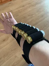 Estuche táctico militar para Rifle, 8 rondas, con culata, porta munición, calibre 12/20, funda para el brazo, caza, Mag